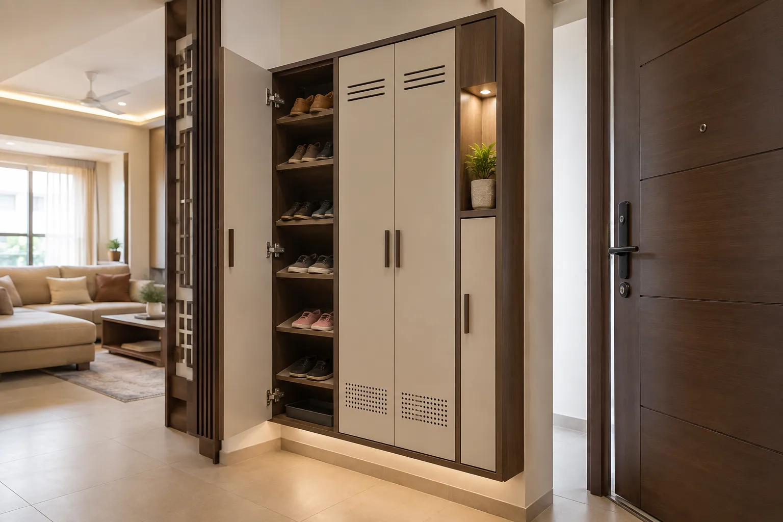 Closed Shoe Storage
